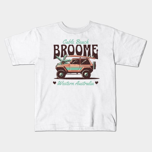 Broome, Western Australia Kids T-Shirt by Speshly